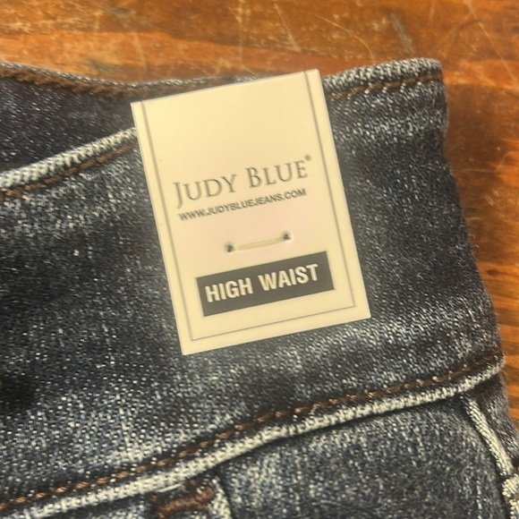 NWT Dark Wash Wide Leg Jeans - Judy Blue - Picture 7 of 10